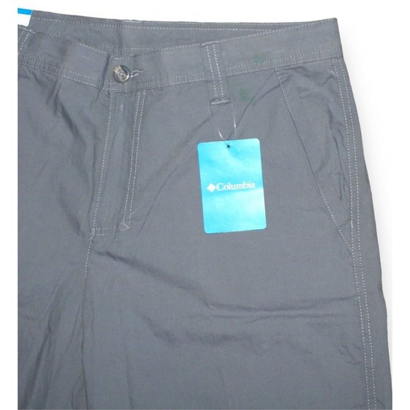 Columbia Men's Washed Out Short, Grey Ash, New With Tags - Picture 6 of 14